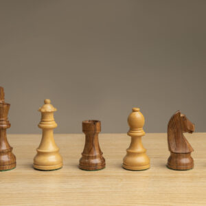 German Knight Weighted Wooden Chess Pieces With Extra Queens